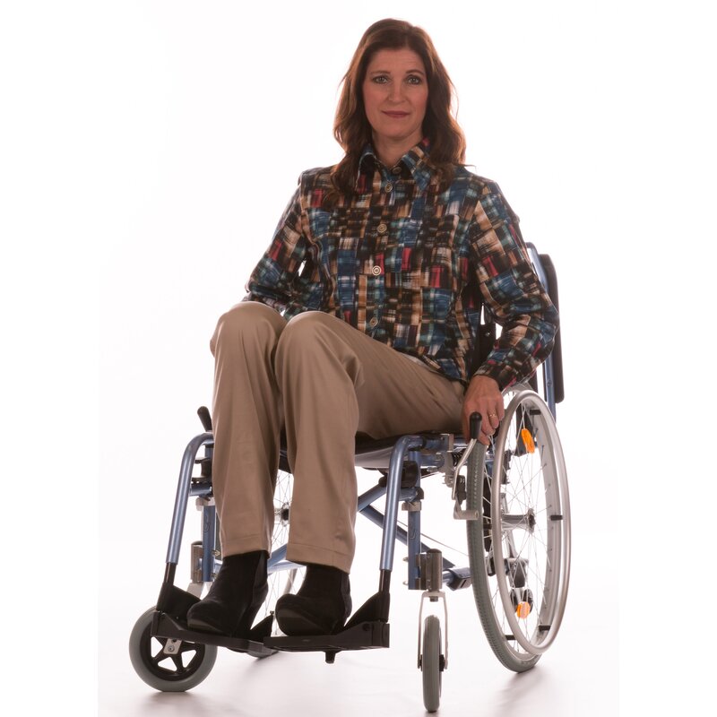 4care Damen Rollstuhlhose 7180 – Ergonomische Sitzhose mit Komfort-Bund