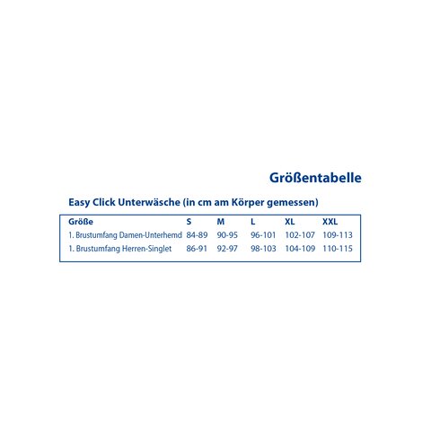 4care EasyClick Herren-Unterhemd komplett zu öffnen (Modell 3060) – Weiß