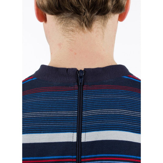 4care Damen Pflege-Pyjama 1091 – Langarm-Overall mit Rücken- & Schritt-RV