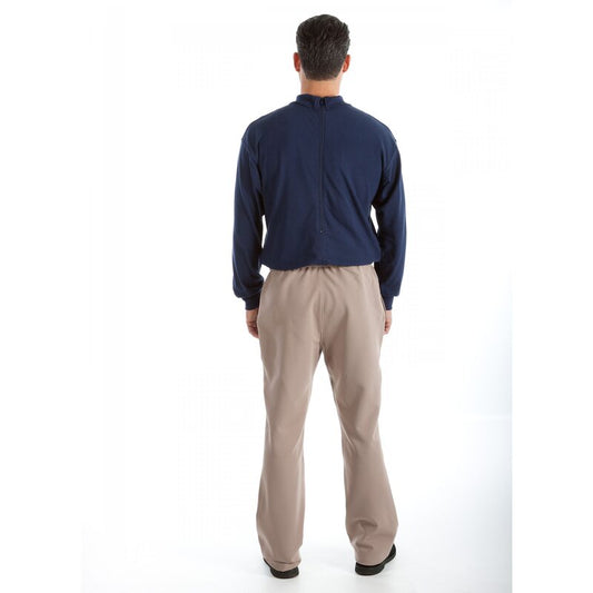4care Herren Tages-Pflegeoverall Polo – Diskreter Schutz-Overall in Alltagsschik