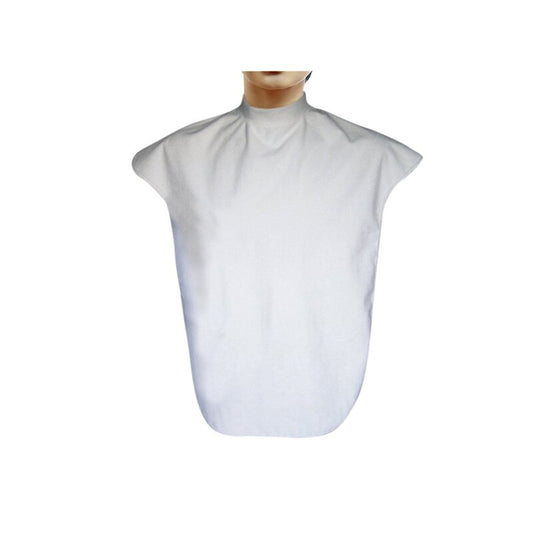 Suprima Ess-Schürze 5042 Frottee – Ess-Latz mit Schulterschutz hellblau