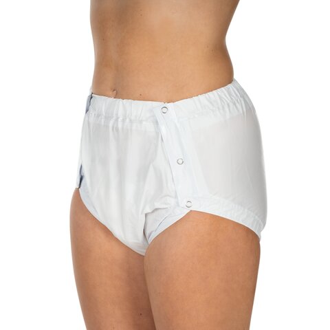 suprima PVC-Slip 1250 – Knöpfbare Inkontinenz-Schutzhose mit verstellbarem Bund