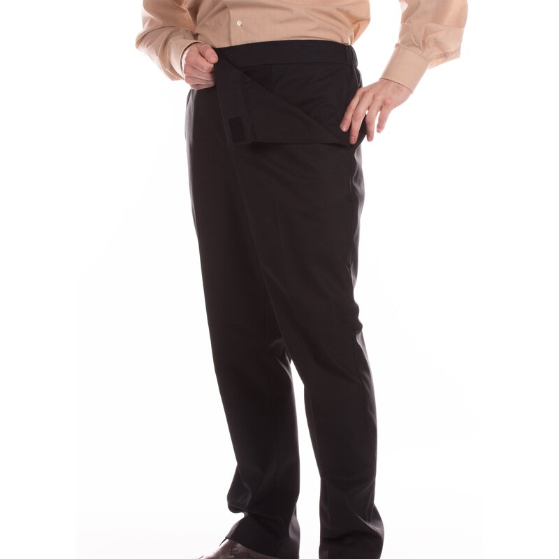 4care Herren Rollstuhlhose 7172 – Komfort-Hose mit praktischer Vorderklappe