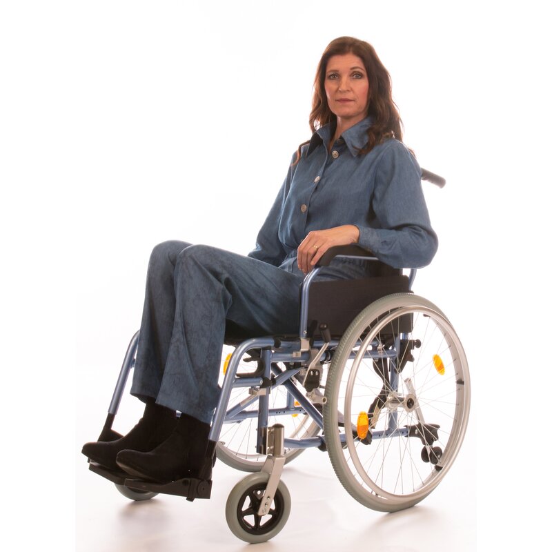 4care Damen Rollstuhlhose 7183 – Nahtloser Sitzkomfort mit extra langen Beinen