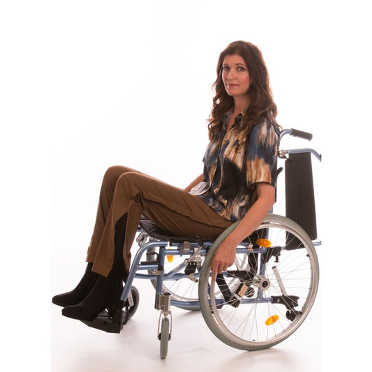 4care Damen Rollstuhlhose 7184 – Bequeme Sitzhose mit PDL-Reißverschluss