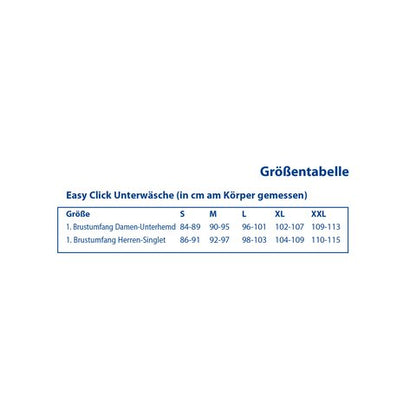 4care EasyClick Herren-Unterhemd komplett zu öffnen (Modell 3060) – Weiß
