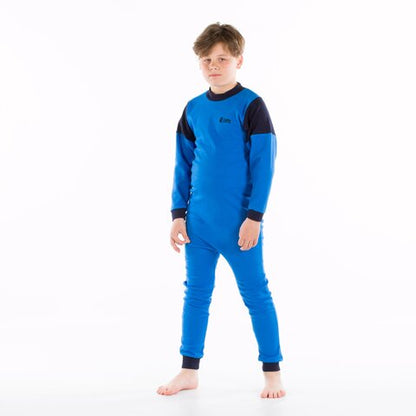 4care Kinderpflegeoverall 1060 – Bequemer Trikot-Hansop mit Rücken-RV