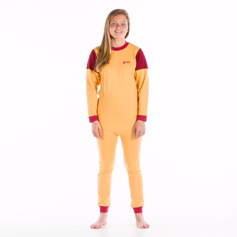 4care Kinderpflegeoverall 1060 – Bequemer Trikot-Hansop mit Rücken-RV