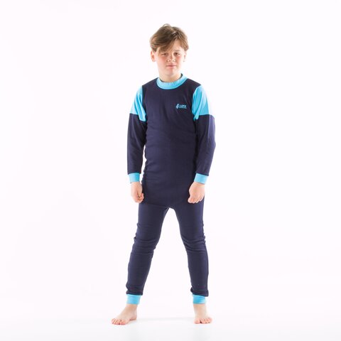 4care Kinderpflegeoverall 1060 – Bequemer Trikot-Hansop mit Rücken-RV