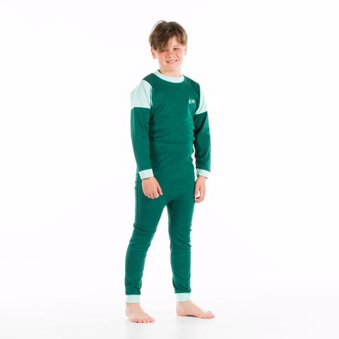4care Kinderpflegeoverall 1060 – Bequemer Trikot-Hansop mit Rücken-RV