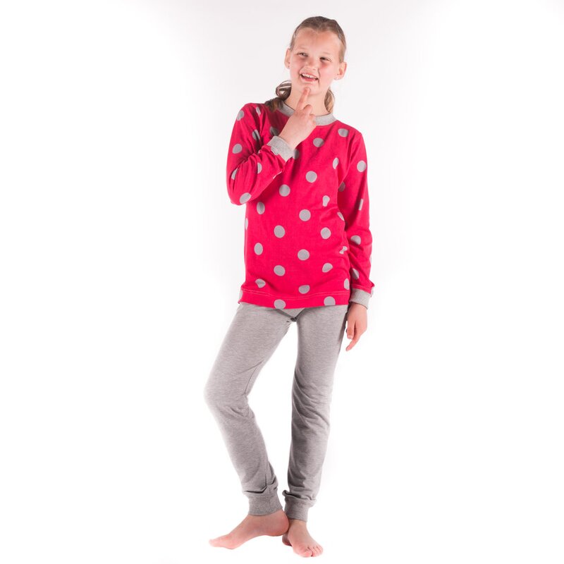 4care Kinderpflegeoverall 1066 – Sicherer Jersey-Hansop mit Rücken-RV & Design