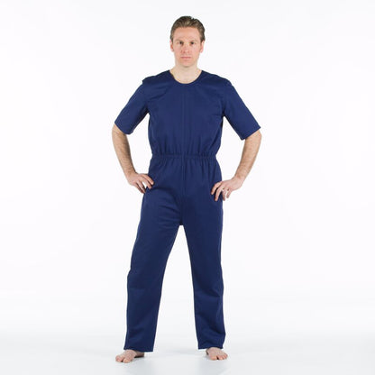 4care Reißfester Pflege-Body 2501 – Kurzarm-Overall mit gesichertem Rücken-RV