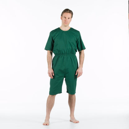 4care Reißfester Pflege-Body 2520 Kurz – Sommer-Overall mit gesichertem Rücken-RV