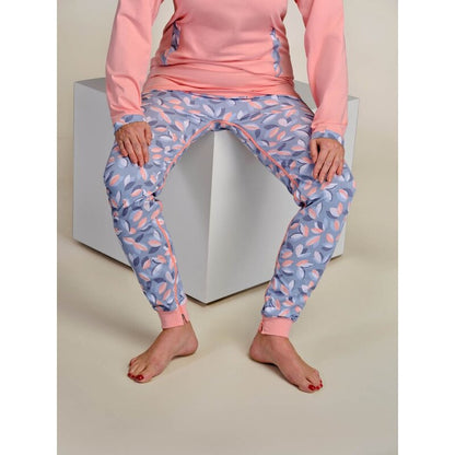 4care Damen Pflege-Pyjama 1081 – Overall mit Rücken- & Schritt-Reißverschluss