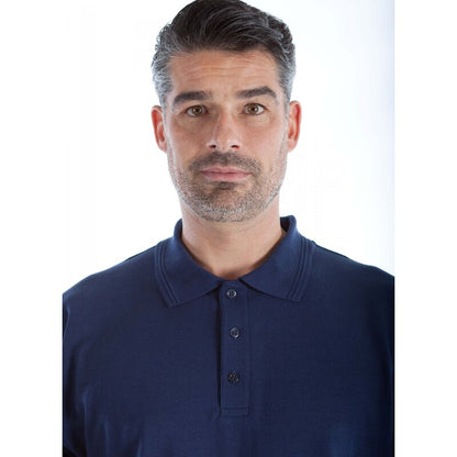 4care Herren Tages-Pflegeoverall Polo – Diskreter Schutz-Overall in Alltagsschik