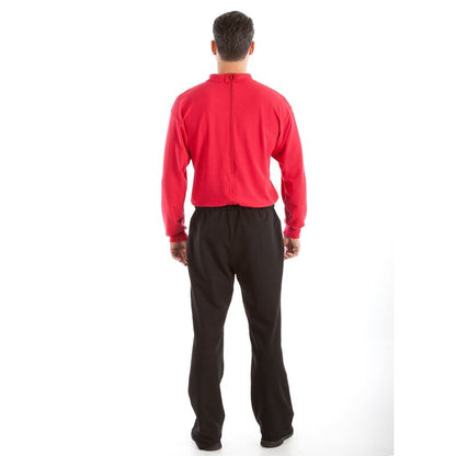 4care Herren Tages-Pflegeoverall Polo – Diskreter Schutz-Overall in Alltagsschik