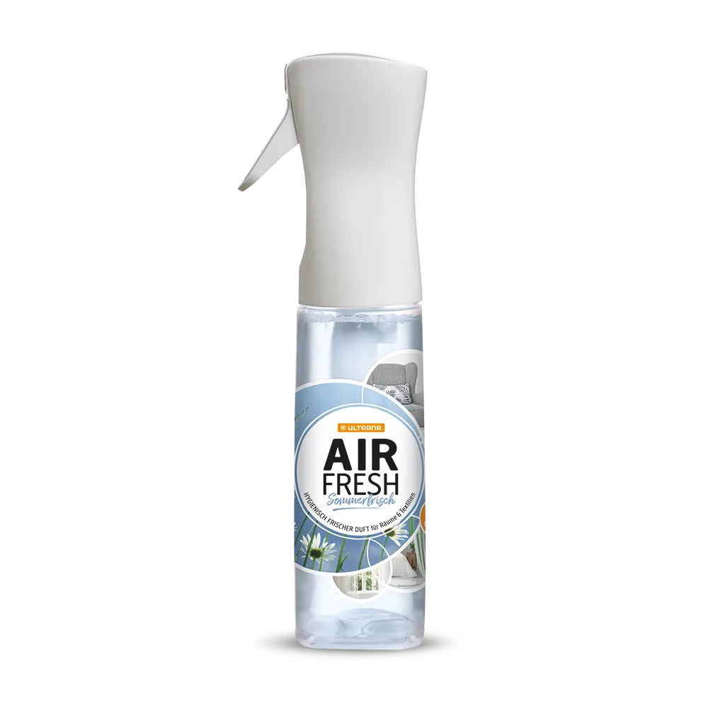 Ultrana Air Fresh Raum- und Textilspray – Aktiver Geruchsneutralisierer