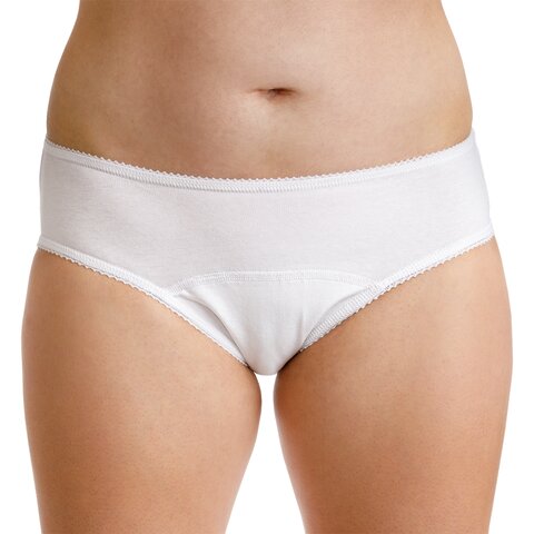 Suprima VIVA! Damen Inkontinenz Jazz Pants (Modell 1295) – Weiß/Schwarz