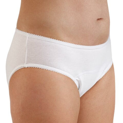 Suprima VIVA! Damen Inkontinenz Jazz Pants (Modell 1295) – Weiß/Schwarz