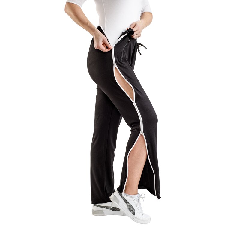 RehaFlex Therapiehose – Funktionale Pflegehose mit 4-Wege-Beinreißverschluss