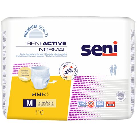 Seni Active Normal Inkontinenz-Pants (Einweg) – Atmungsaktiv