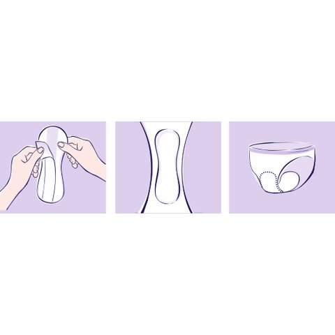 Seni Lady Plus Inkontinenz-Einlagen für Damen (15 Stück) – Hohe Saugkraft (950 ml)