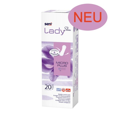 Seni Lady Slim Micro Plus Einlagen für Damen (20 Stück) – Das Plus an Sicherheit