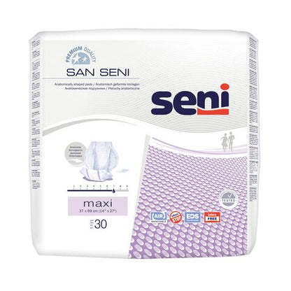 Seni San Maxi Anatomische Vorlagen – Schwere Inkontinenz (2.200 ml)