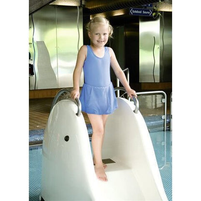 Suprima Inkontinenz-Badeanzug für Mädchen (Modell 1523) Hellblau