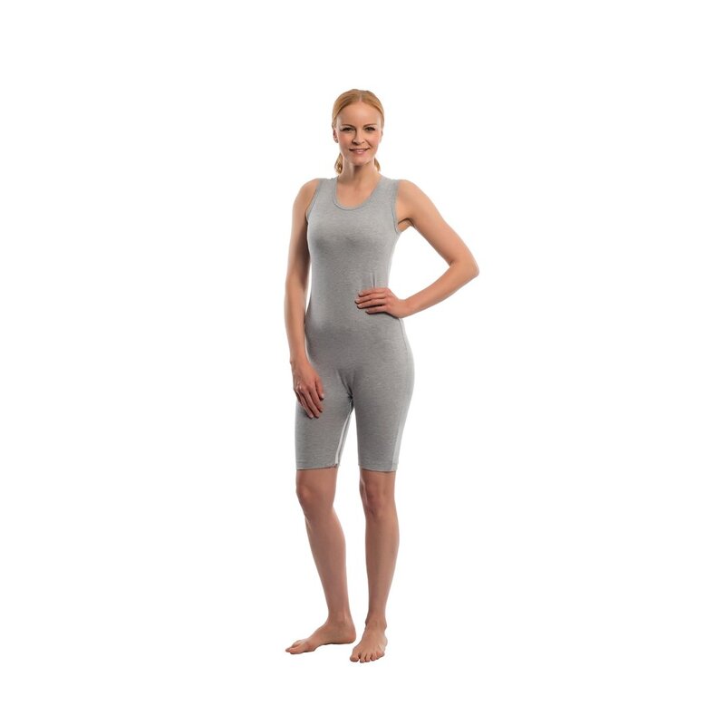 Suprima Pflegebody 4698 – Pflegebody ohne Arm mit Beinreißverschluss