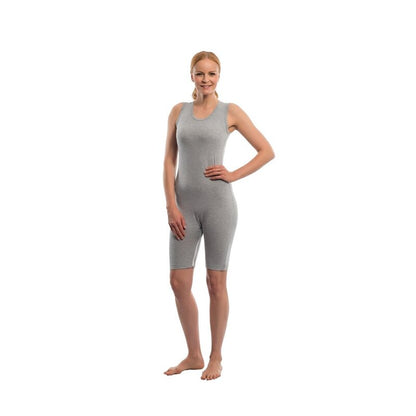 Suprima Pflegebody 4698 – Pflegebody ohne Arm mit Beinreißverschluss