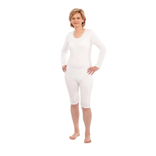 Suprima Pflegebody 4699 – Pflegebody langarm mit Beinreißverschluss