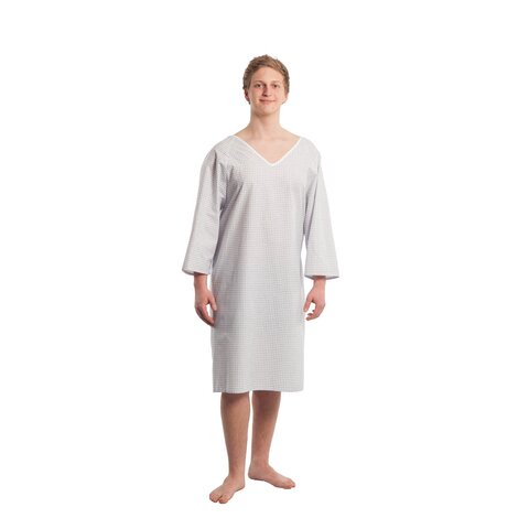 Suprima Pflegehemd 4064 – Pflegehemd mit offenem Rücken unisex