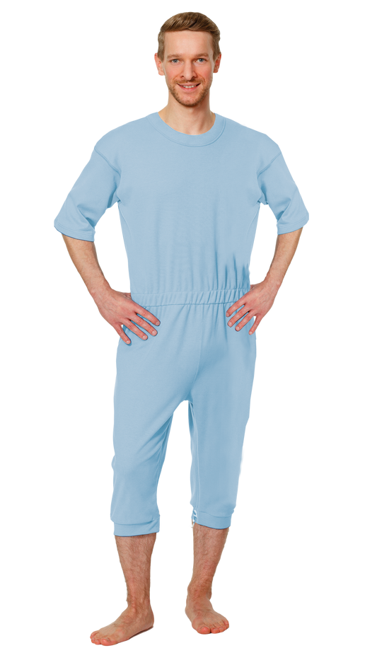 suprima Pflegeoverall 4082 – Sommer-Overall mit Rücken- & Bein-RV