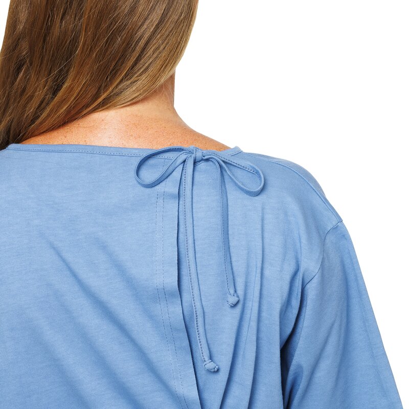 Suprima Pflegeshirt 4073 – Pflegehemd Baumwolle zum Binden