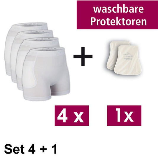 Suprima Protektor-Set 1499 – Hüftschutzhose 4er Set mit Protektoren
