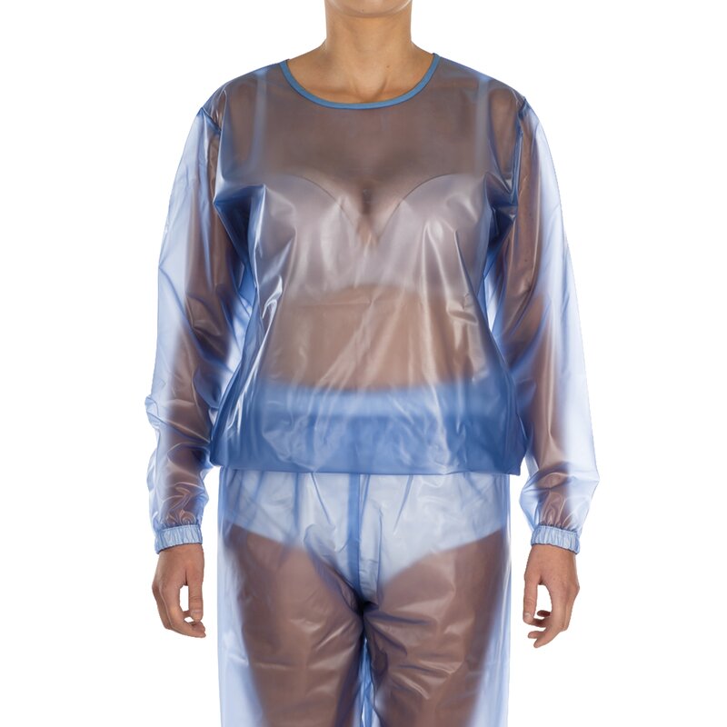 suprima PVC-Schlafanzug-Oberteil – Unisex Schutz-Oberteil mit Armabschluss
