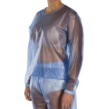 suprima PVC-Schlafanzug-Oberteil – Unisex Schutz-Oberteil mit Armabschluss