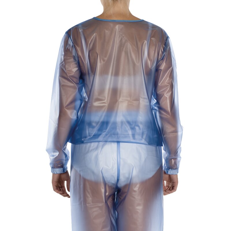 suprima PVC-Schlafanzug-Oberteil – Unisex Schutz-Oberteil mit Armabschluss