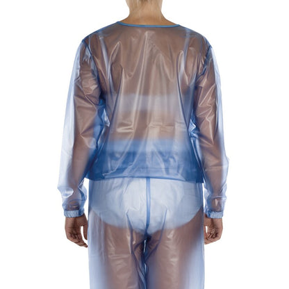 suprima PVC-Schlafanzug-Oberteil – Unisex Schutz-Oberteil mit Armabschluss