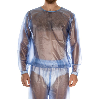 suprima PVC-Schlafanzug-Oberteil – Unisex Schutz-Oberteil mit Armabschluss