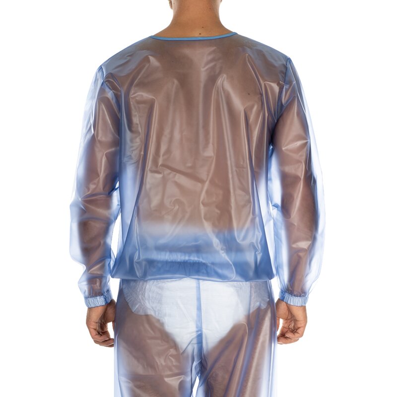 suprima PVC-Schlafanzug-Oberteil – Unisex Schutz-Oberteil mit Armabschluss