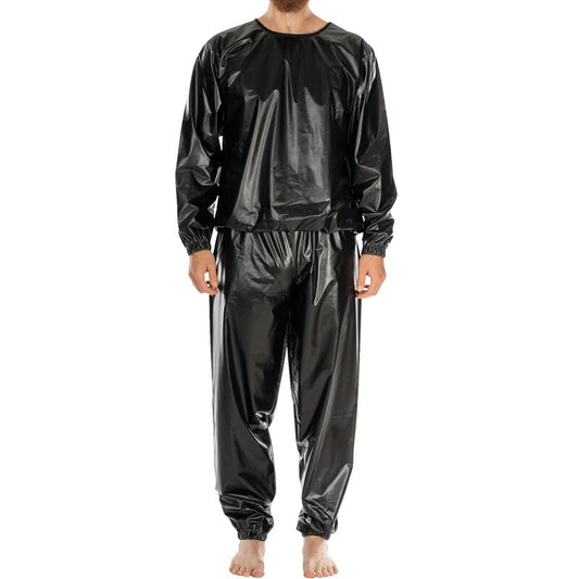 suprima PVC-Schlafanzug-Set – Unisex Inkontinenz-Nachtwäsche (Oberteil & Hose)