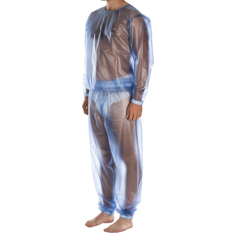 suprima PVC-Schlafanzug-Set – Unisex Inkontinenz-Nachtwäsche (Oberteil & Hose)