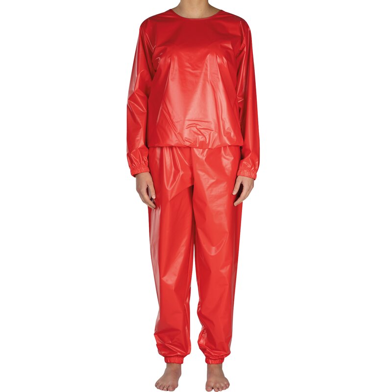 suprima PVC-Schlafanzug-Set – Unisex Inkontinenz-Nachtwäsche (Oberteil & Hose)