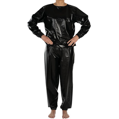 suprima PVC-Schlafanzug-Set – Unisex Inkontinenz-Nachtwäsche (Oberteil & Hose)