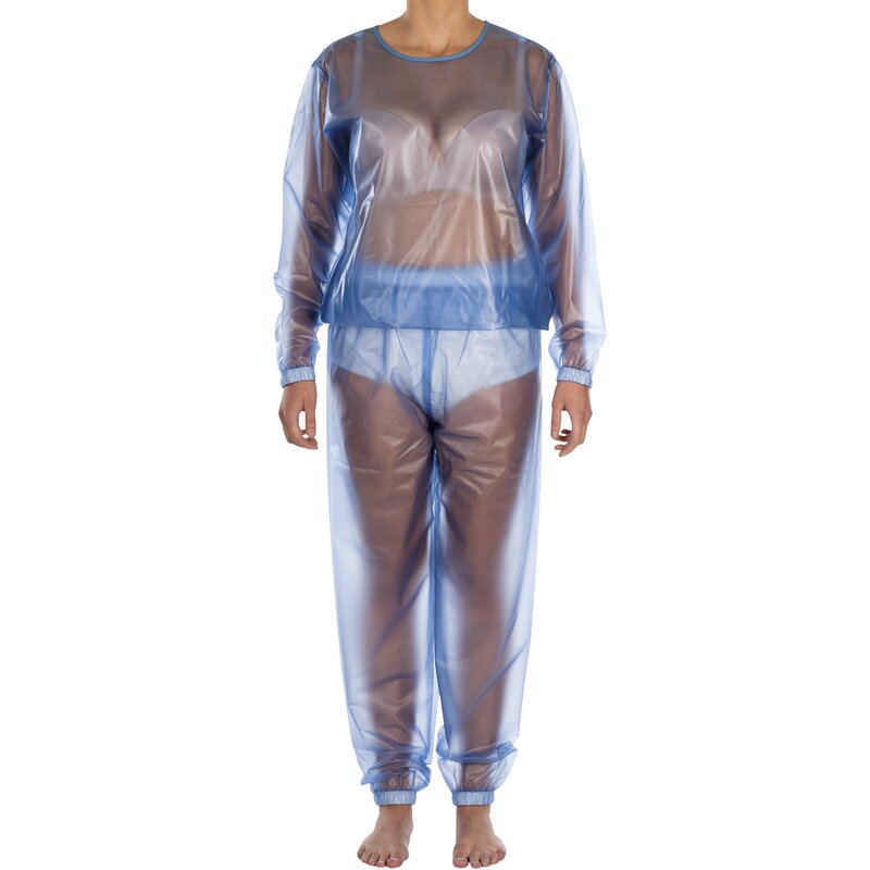 suprima PVC-Schlafanzug-Set – Unisex Inkontinenz-Nachtwäsche (Oberteil & Hose)