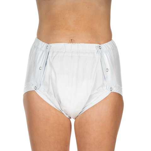 suprima PVC-Slip 1250 – Knöpfbare Inkontinenz-Schutzhose mit verstellbarem Bund