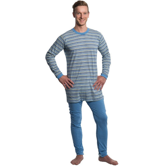 suprima CareFunction 4708 Pyjama-Pflegeoverall – 100% Baumwolle mit Doppel-RV