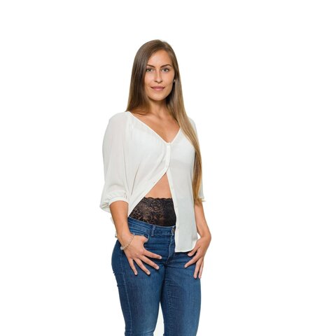 Suprima Damen-Stomagürtel mit Spitze & Tasche (Modell 7801) – Schwarz